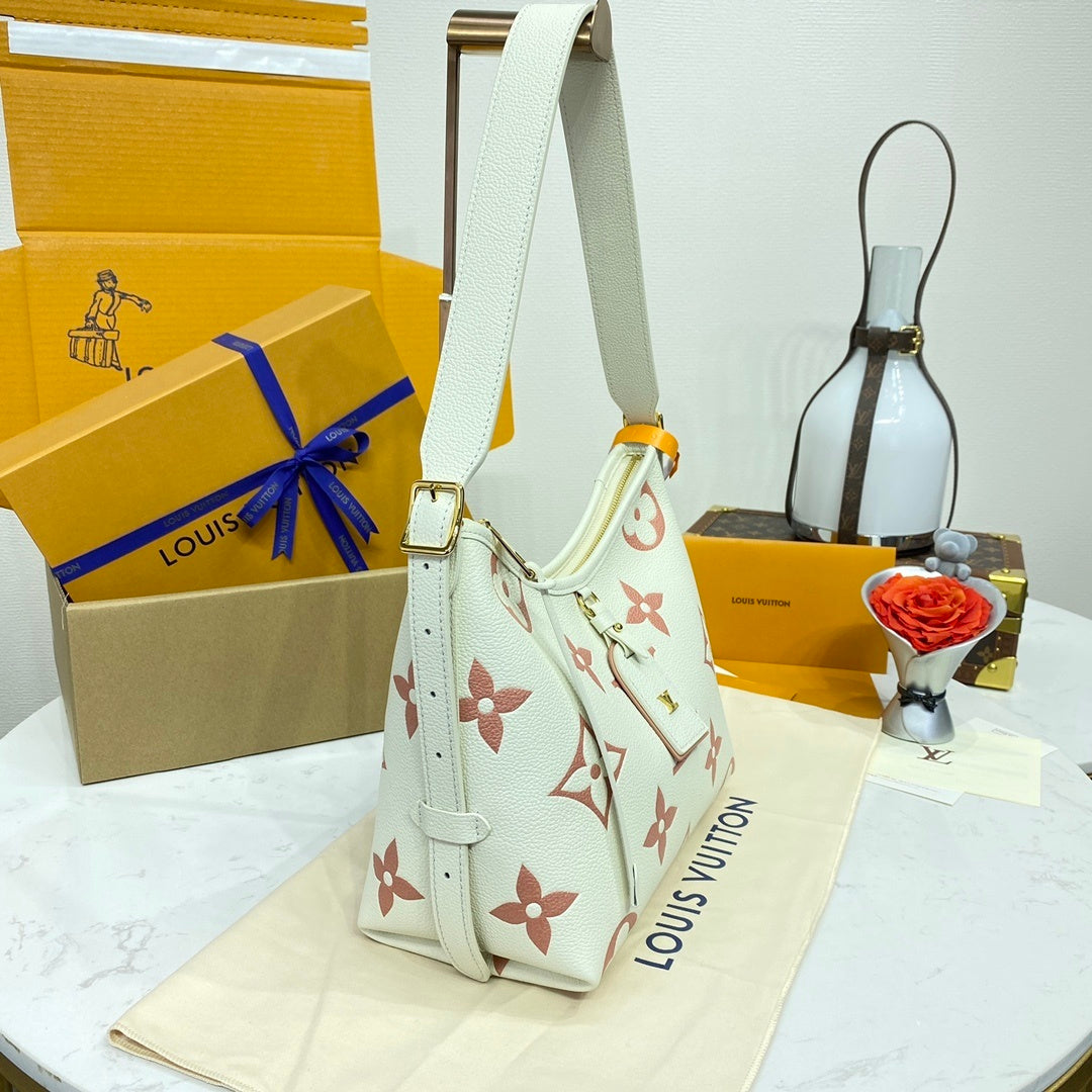 Louis Vuitton CarryAll Small Handbag Monogram Empreinte