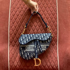 Christian Dior Saddle Embroidered Handbag