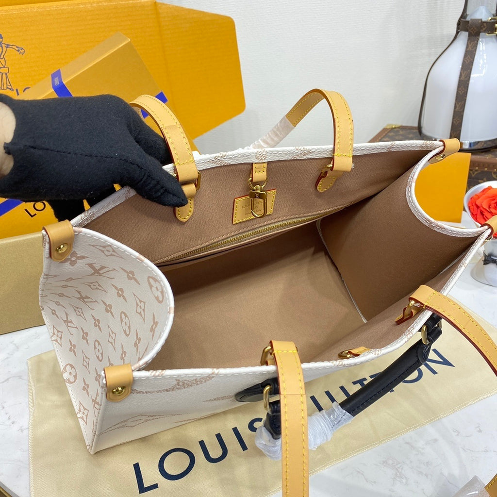 Louis Vuitton OnTheGo Medium Tote Monogram Dune