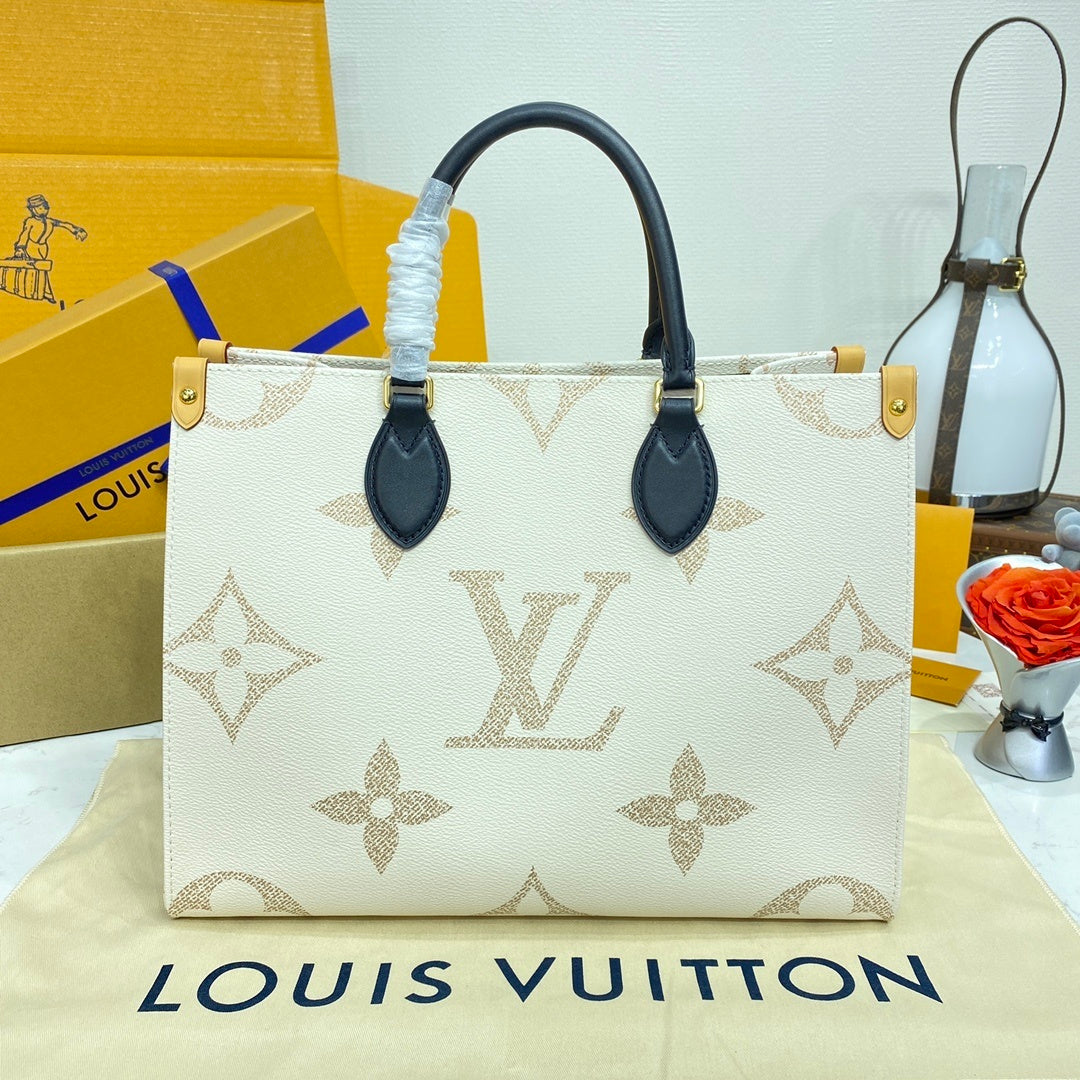 Louis Vuitton OnTheGo Medium Tote Monogram Dune