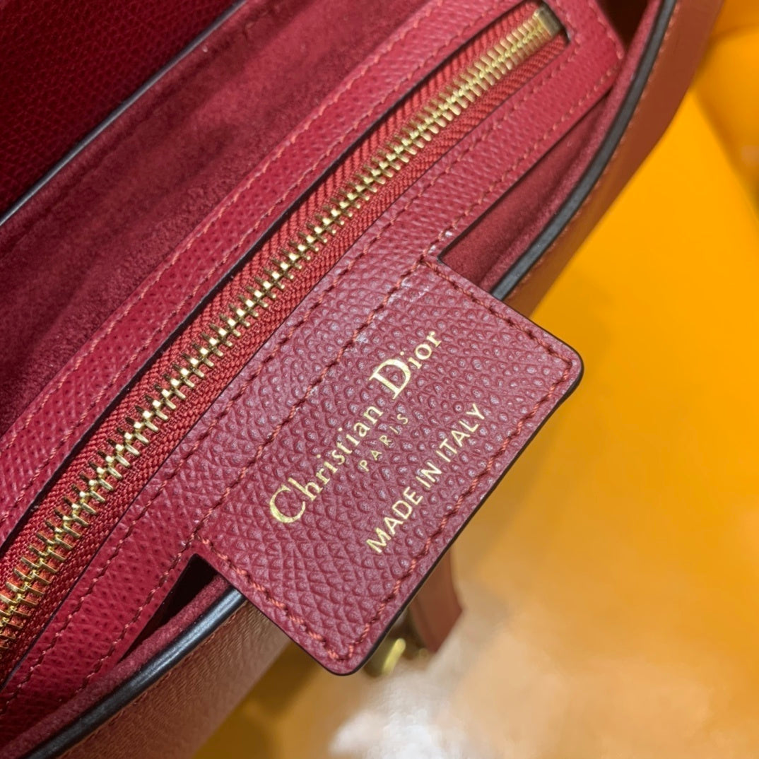 Christian Dior Saddle Leather Handbag