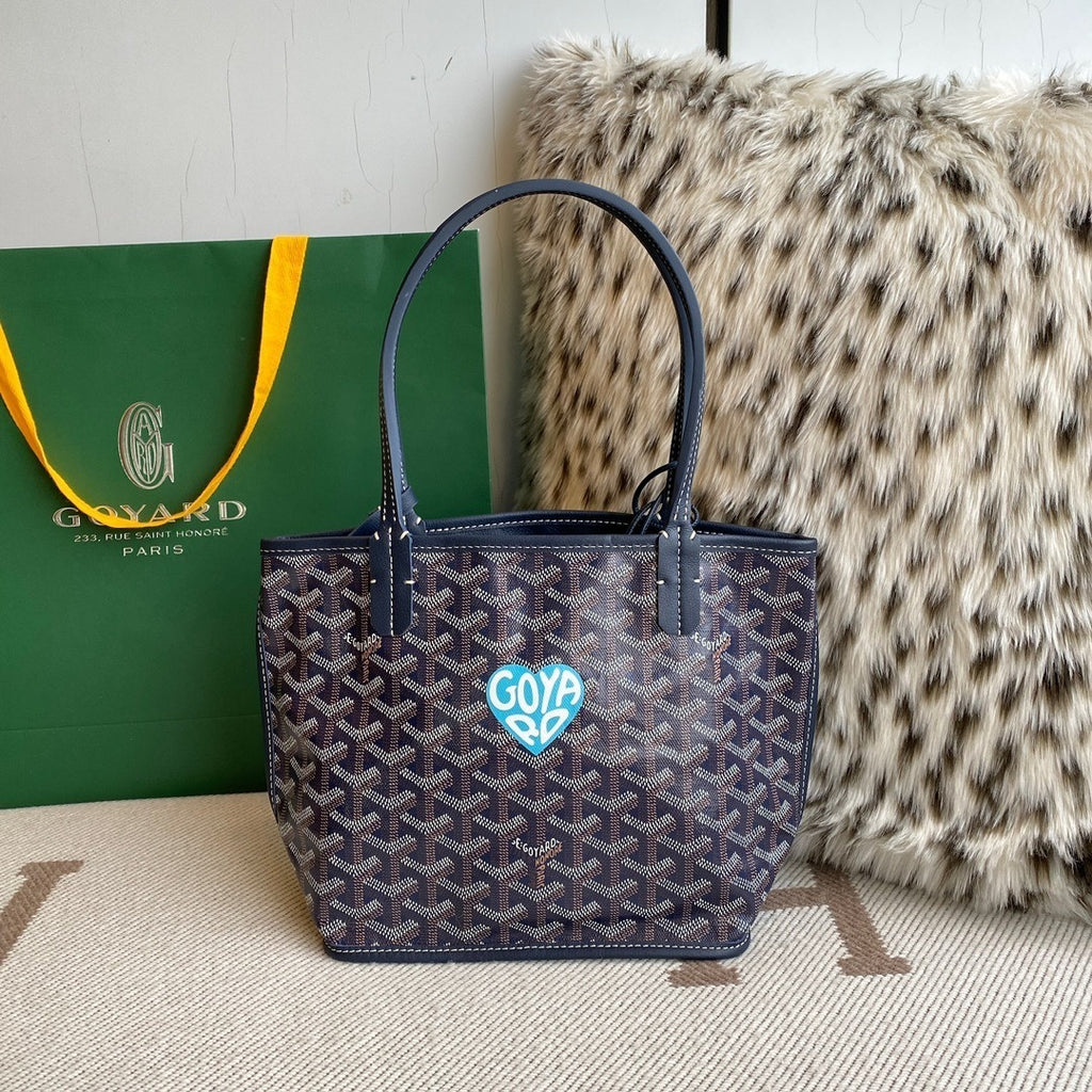 Goyard Heart Mini Reversible Shopping Tote (Mother & Child Set)