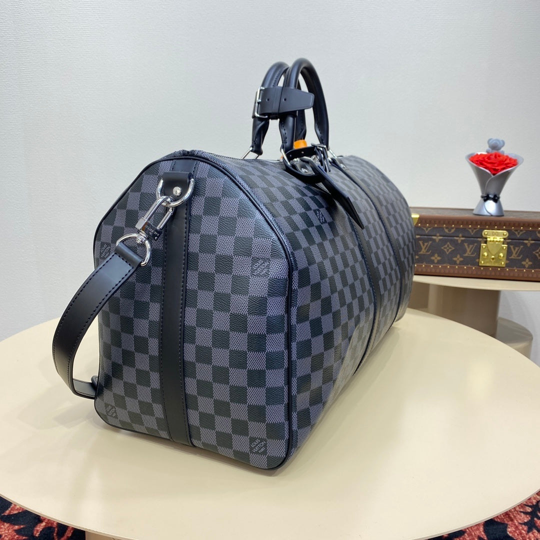 Louis Vuitton Keepall Bandoulière 50 Travel Bag