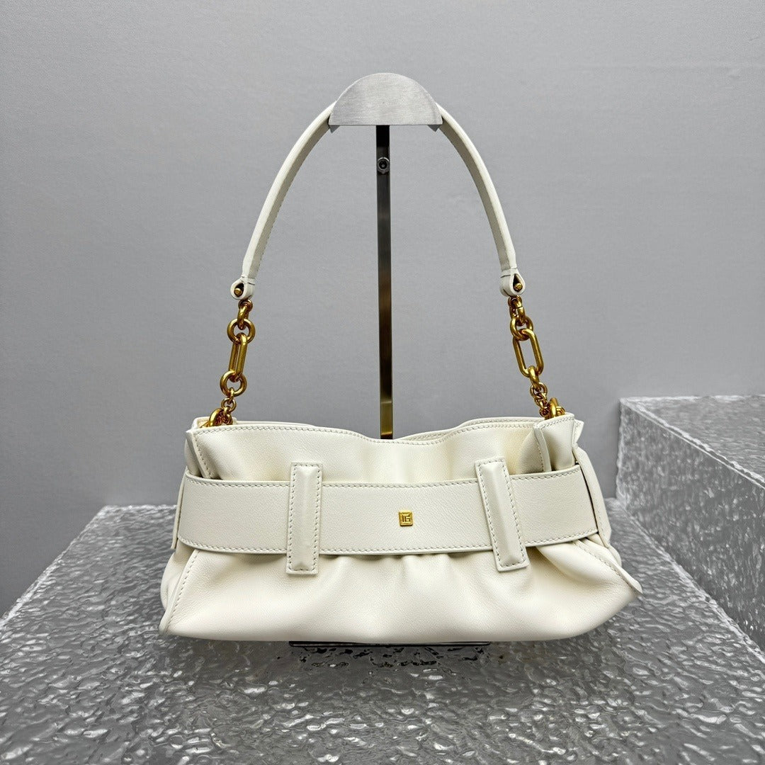 Balmain Anthem Shoulder Clutch Bag Small