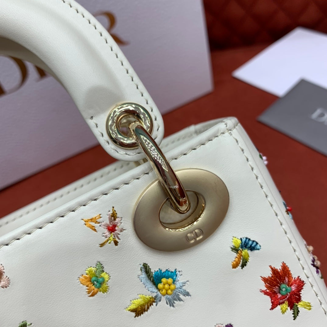 Christian Dior Embroidered Floral Beaded Bag