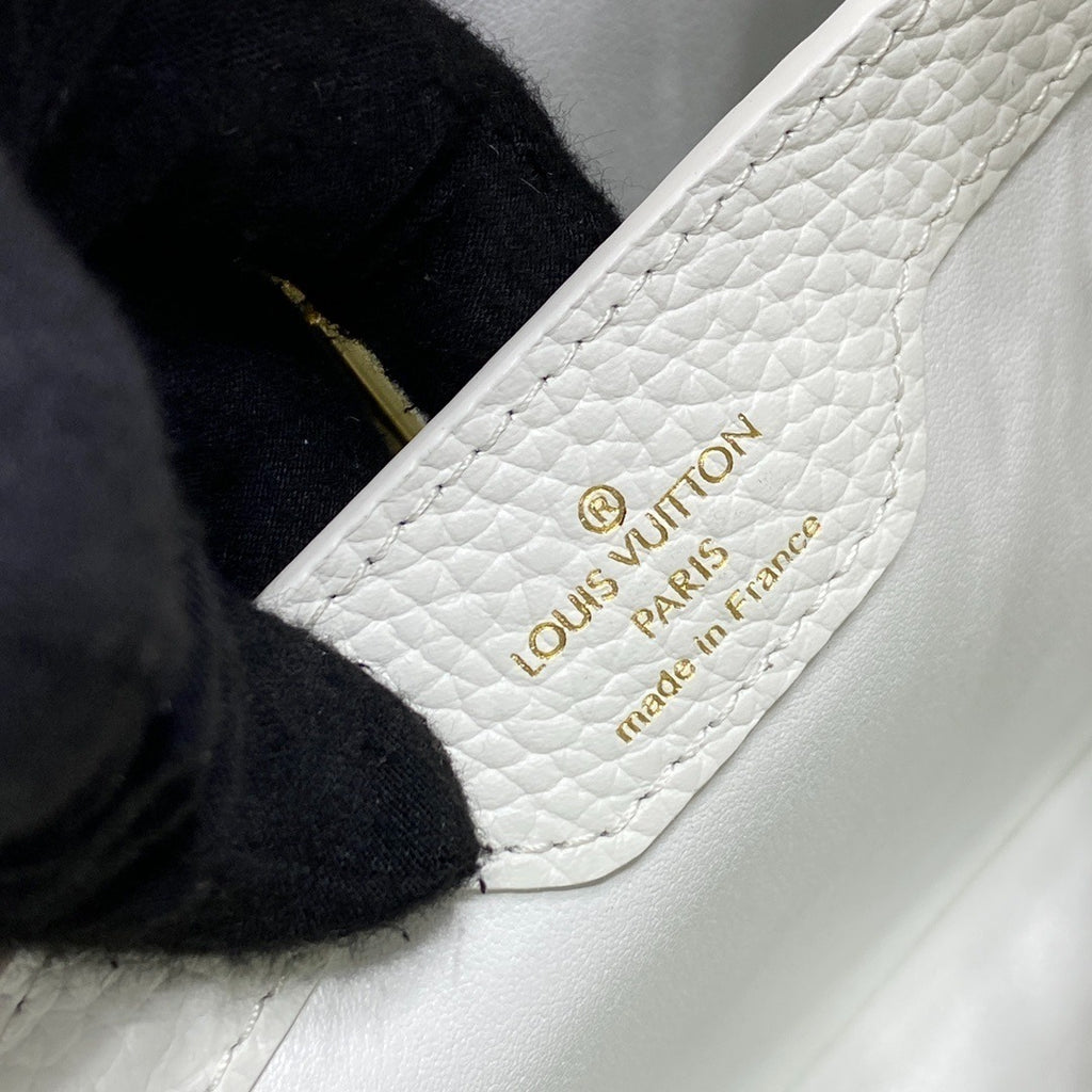 Louis Vuitton Capucines Handbag Lovelock Chain Series
