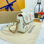 Louis Vuitton Wallet on Chain Ivy Denim Jacquard