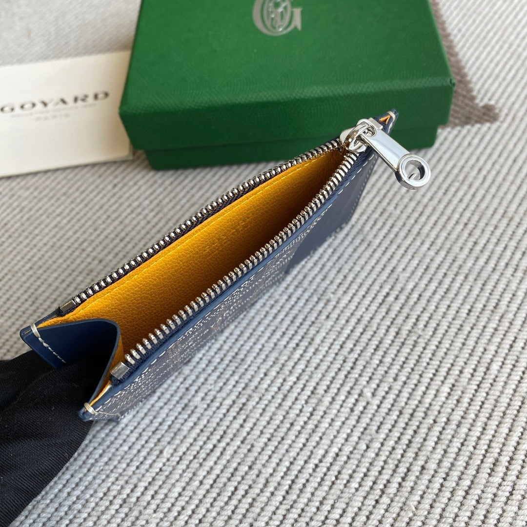 Goyard Bourbon Zip Card Holder / Wallet