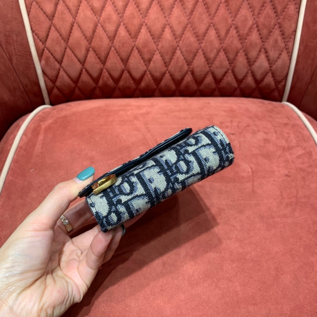 Christian Dior Saddle Trifold Wallet