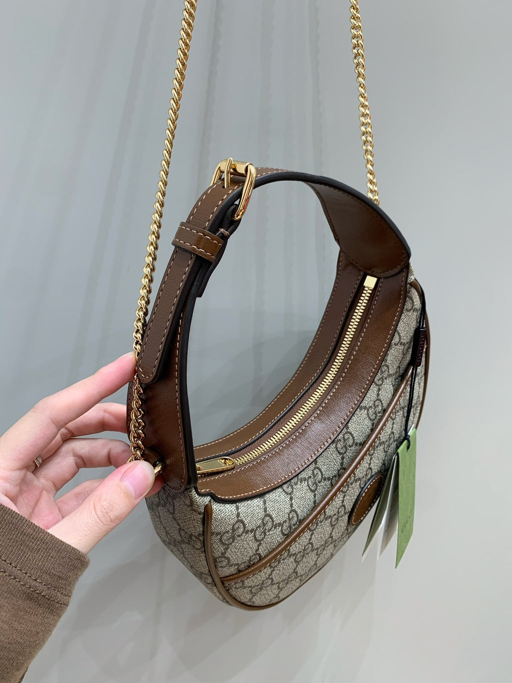 Gucci Ophidia Crescent Bag