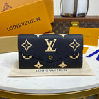 Louis Vuitton Wallet Set Gold Monogram
