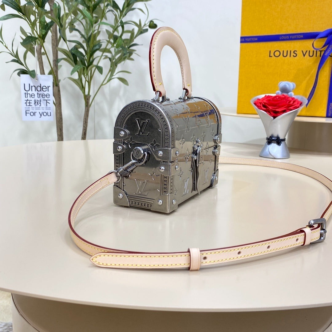 Louis Vuitton Couture Mini Box Handbag