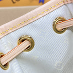 Louis Vuitton Nano Noé Denim Jacquard