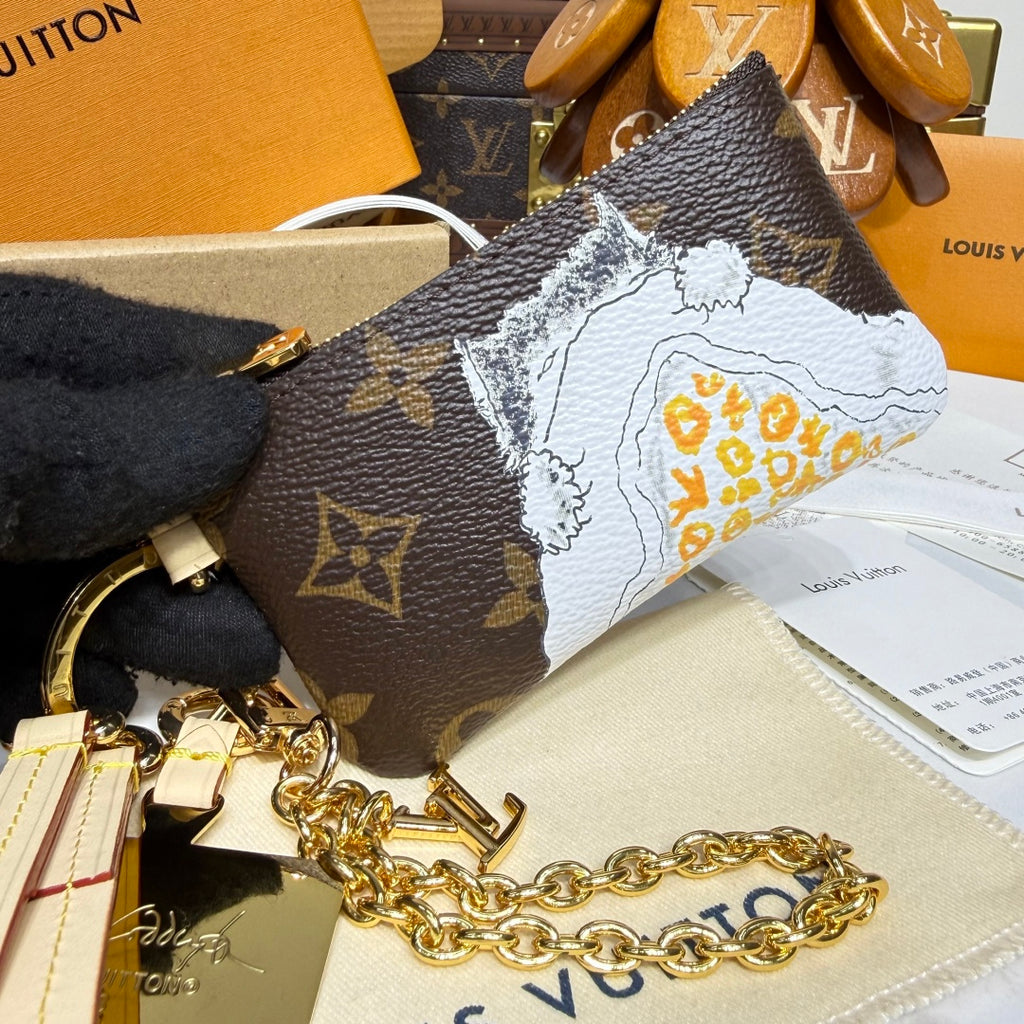 Louis Vuitton Phone Charm with Zip Pouch