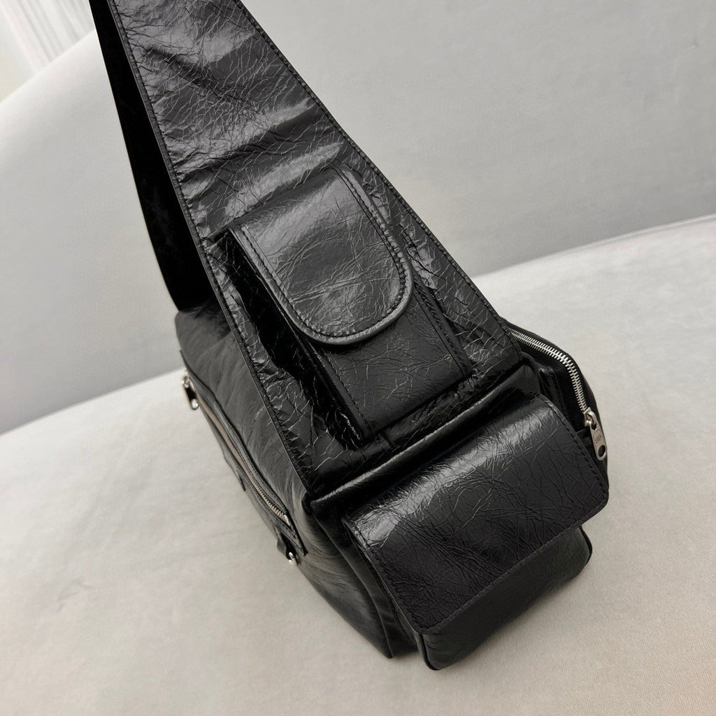 Balenciaga Superbusy Multi Pocket Shoulder Bag Small