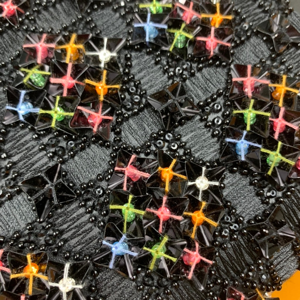 Christian Dior Lady Dior Embroidered Beaded Bag