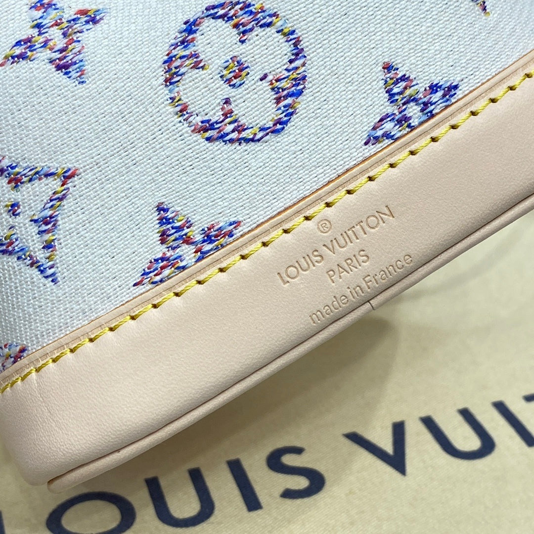 Louis Vuitton Nano Noé Denim Jacquard