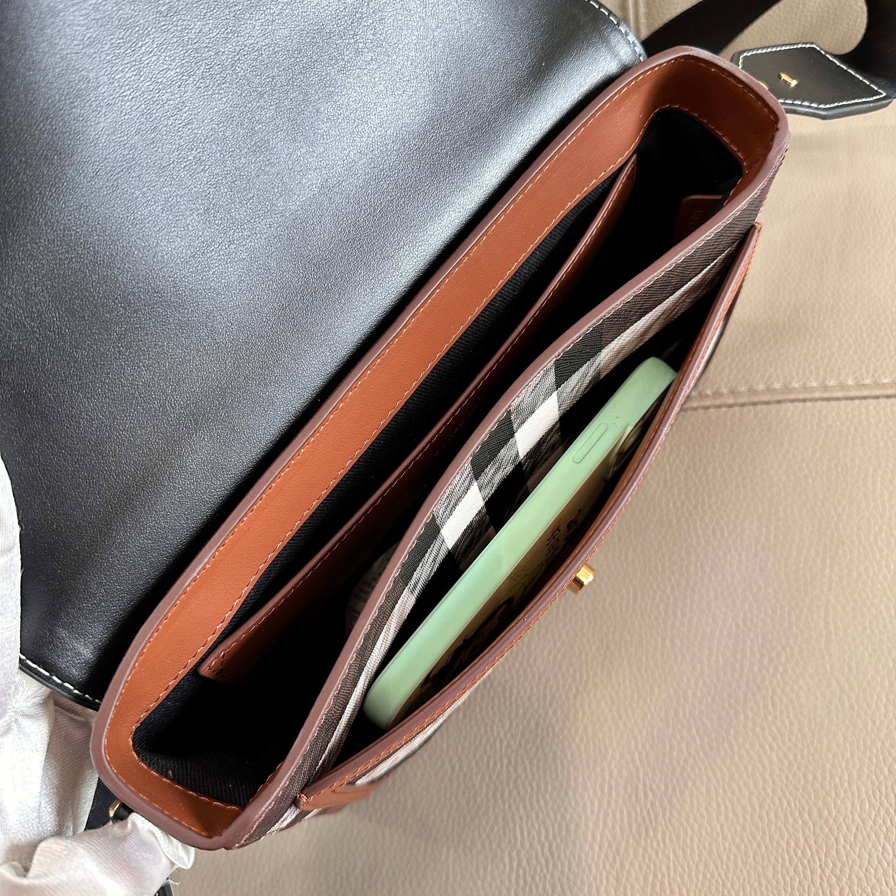 Burberry Note Crossbody Bag