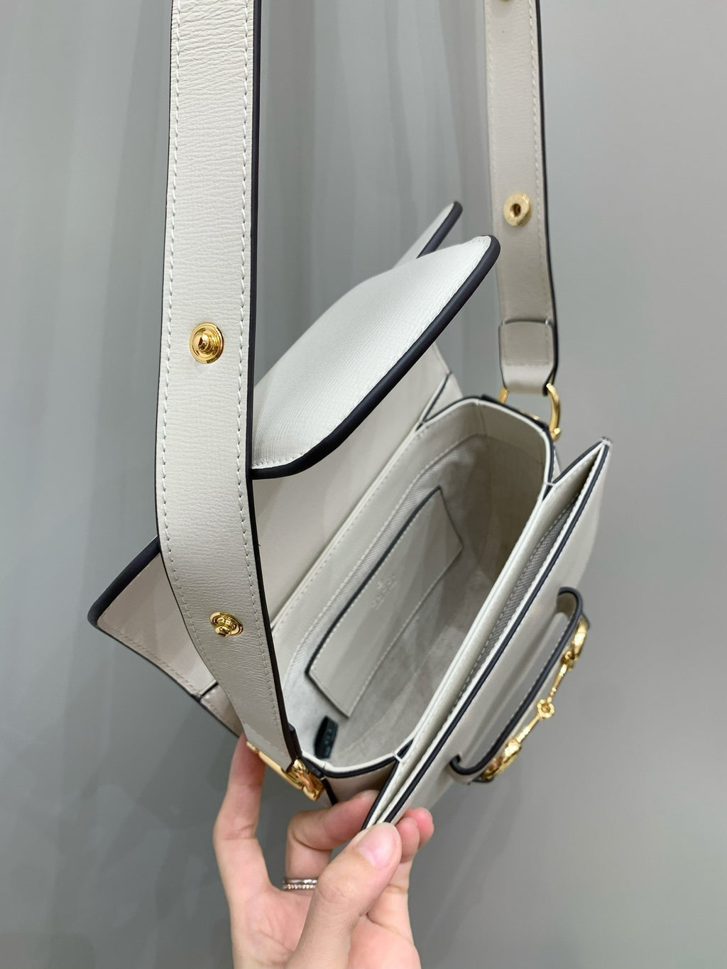 Gucci Horsebit 1955 Mini Half-Moon Bag