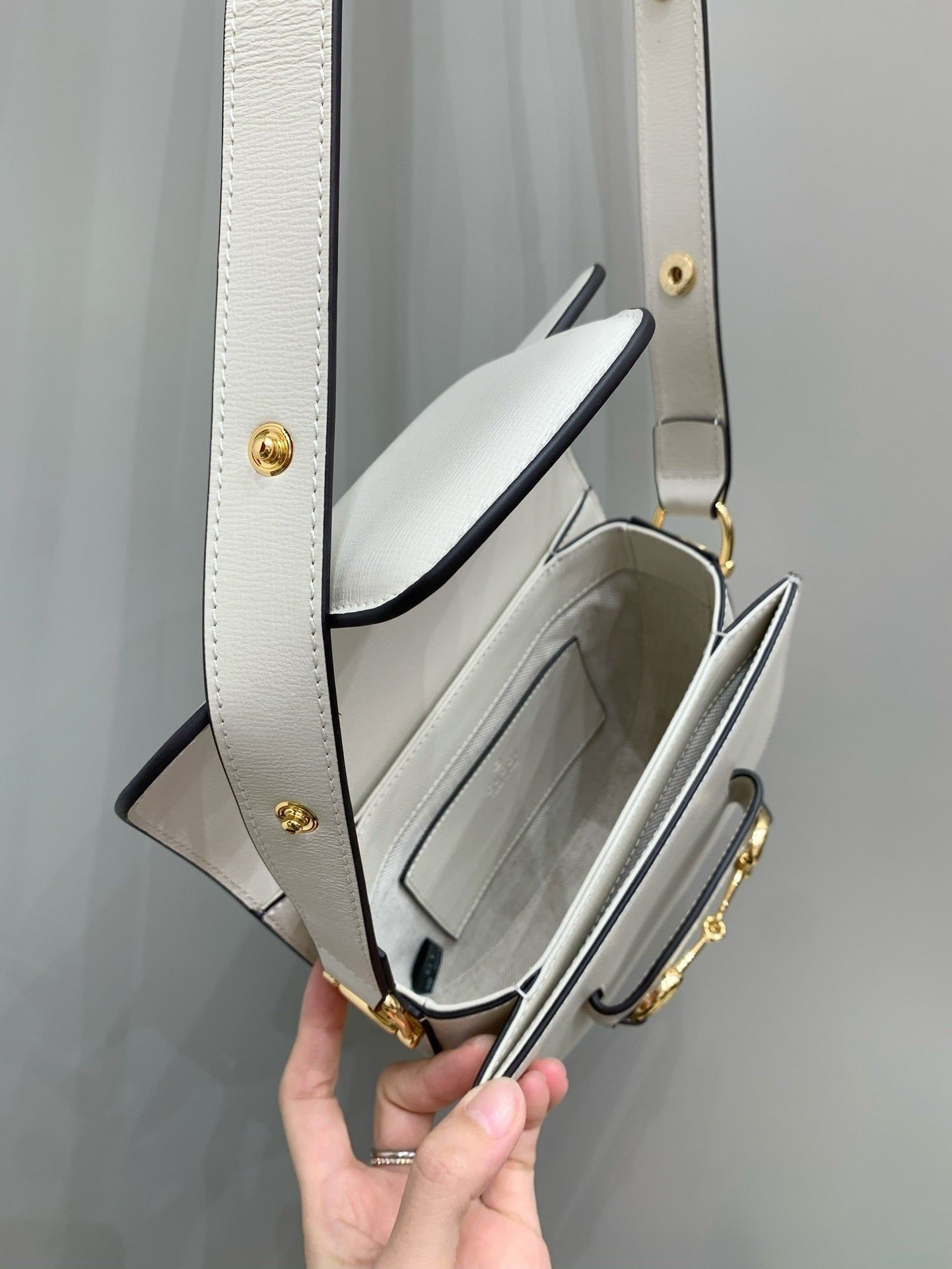 Gucci Horsebit 1955 Mini Half-Moon Bag