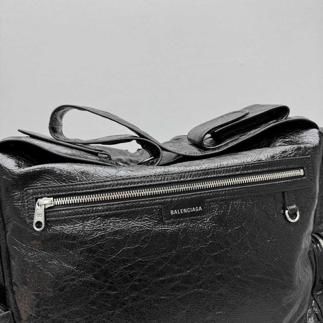 Balenciaga Superbusy Multi Pocket Shoulder Bag Large