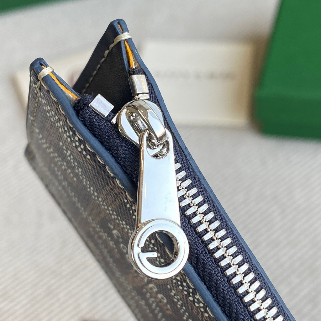 Goyard Bourbon Zip Card Holder / Wallet