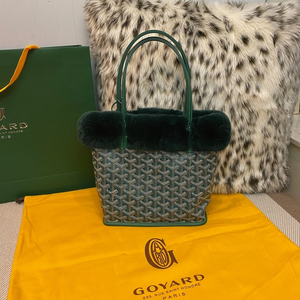 Goyard Rabbit Fur Mini Reversible Tote