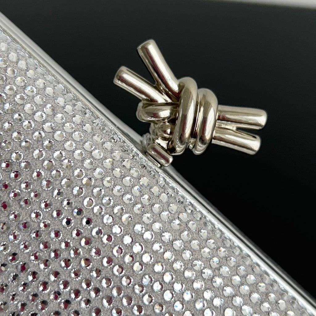 Bottega Veneta Kont Crystal Clutch