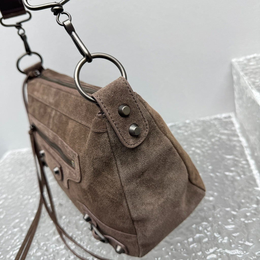 Balenciaga City Moto Crossbody Bag Small
