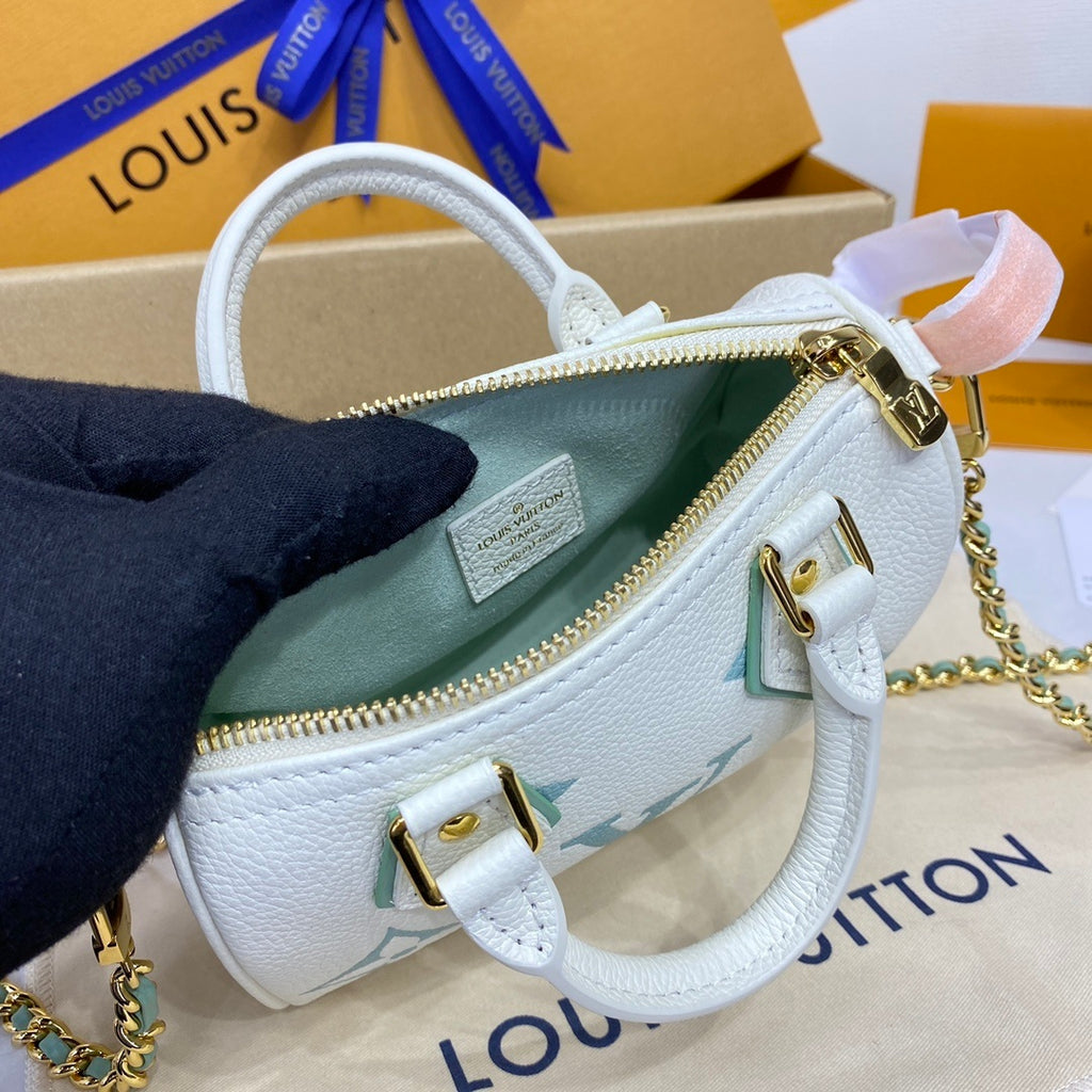 Louis Vuitton Nano Speedy Empreinte Leather