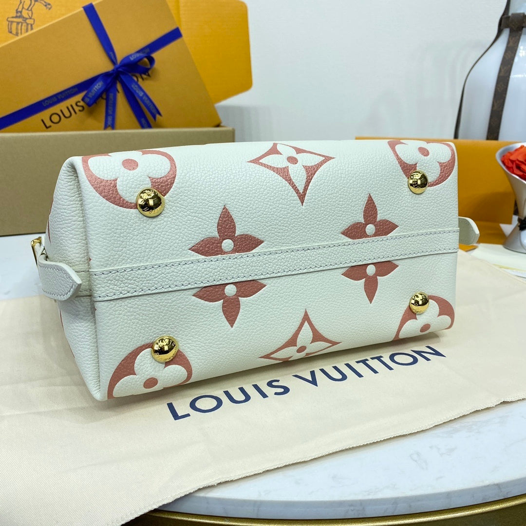 Louis Vuitton CarryAll Small Handbag Monogram Empreinte