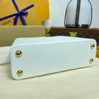 Louis Vuitton Capucines Handbag Lovelock Chain Series