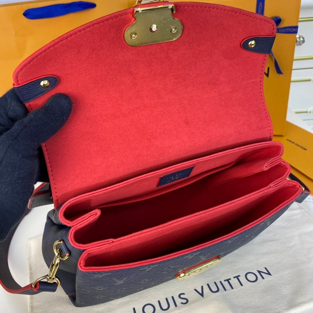 Louis Vuitton Georges BB Handbag Monogram Empreinte