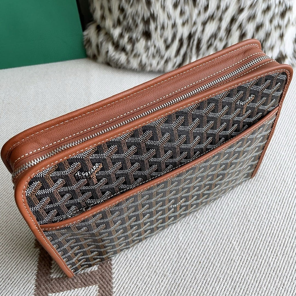 Goyard Custom Zip Toiletry Clutch Large 30 cm