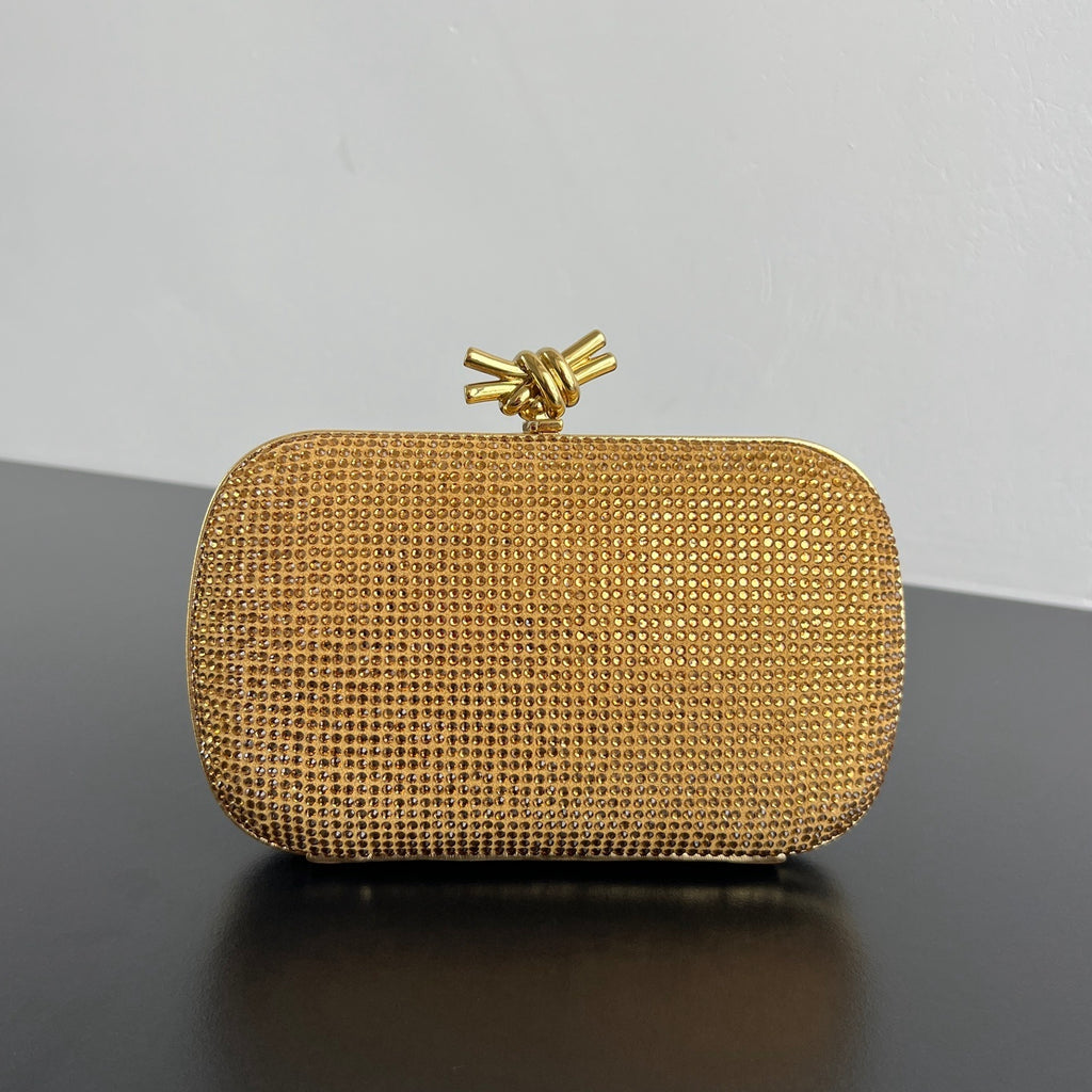 Bottega Veneta Kont Crystal Clutch