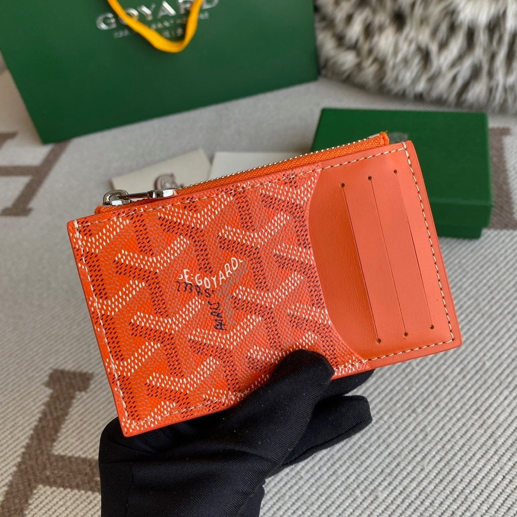 Goyard Bourbon Zip Card Holder / Wallet
