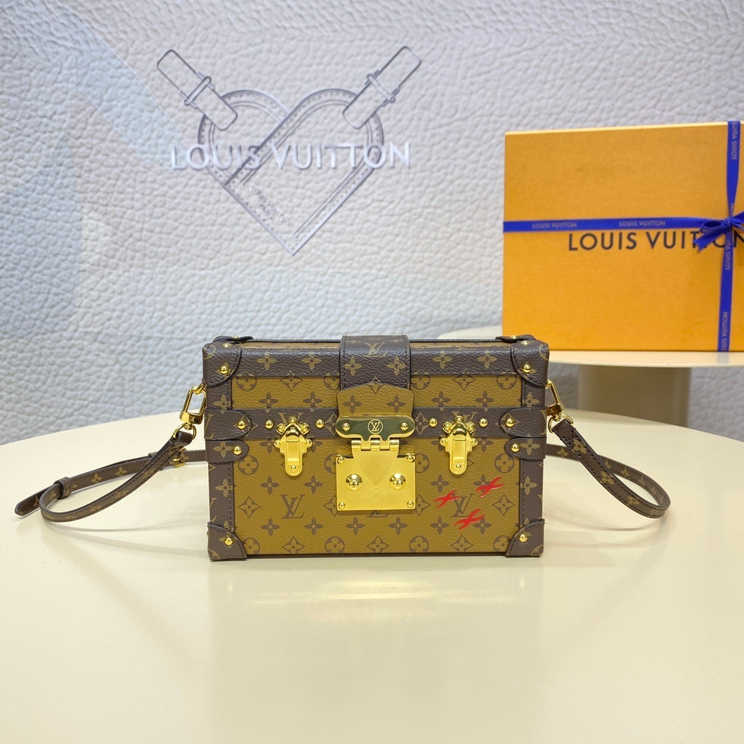 Louis Vuitton Petite Malle Box Crossbody Bag