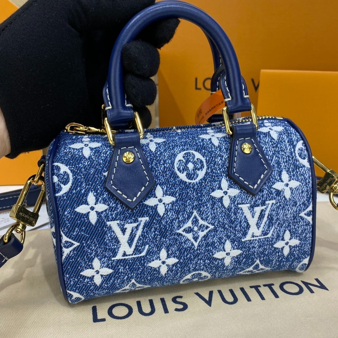 Louis Vuitton Speedy Since Jacquard Handbag