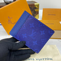 Louis Vuitton Wallet Set Blue Monogram