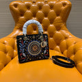 Christian Dior Lady Dior Sun Beaded Bag