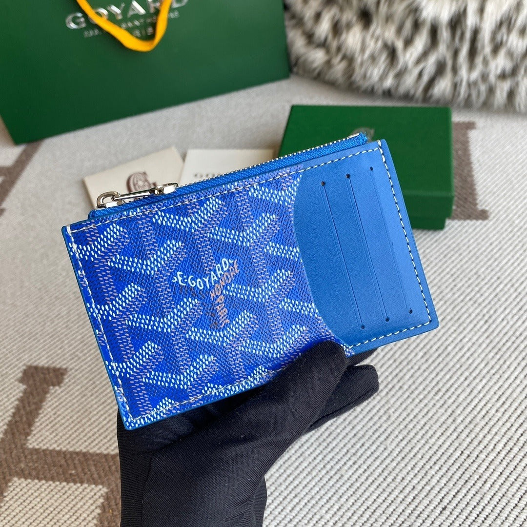 Goyard Bourbon Zip Card Holder / Wallet