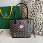 Goyard Heart Mini Reversible Shopping Tote (Mother & Child Set)