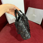 Christian Dior Lady Dior Diamond-Cut Cannage Leather Bag