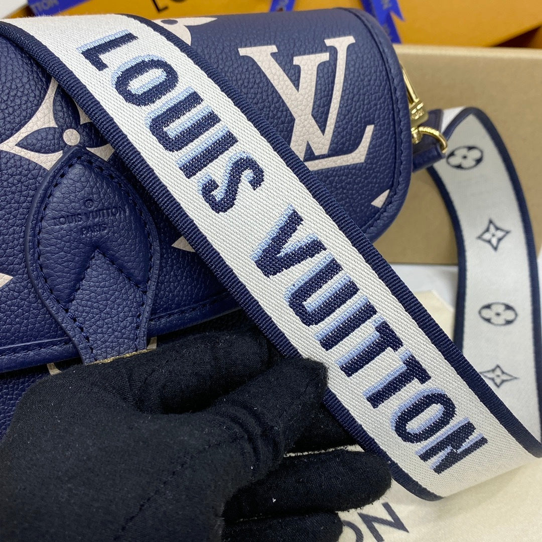 Louis Vuitton Diane Baguette Handbag Monogram Empreinte