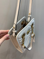 Gucci GG Marmont Leather Mini Tote