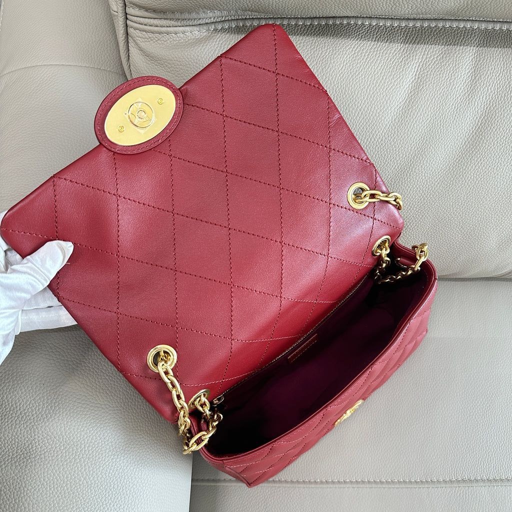 Burberry Quilted Calfskin Shoulder Bag