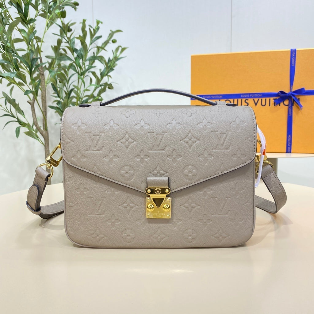Louis Vuitton Full-Leather Messenger Bag