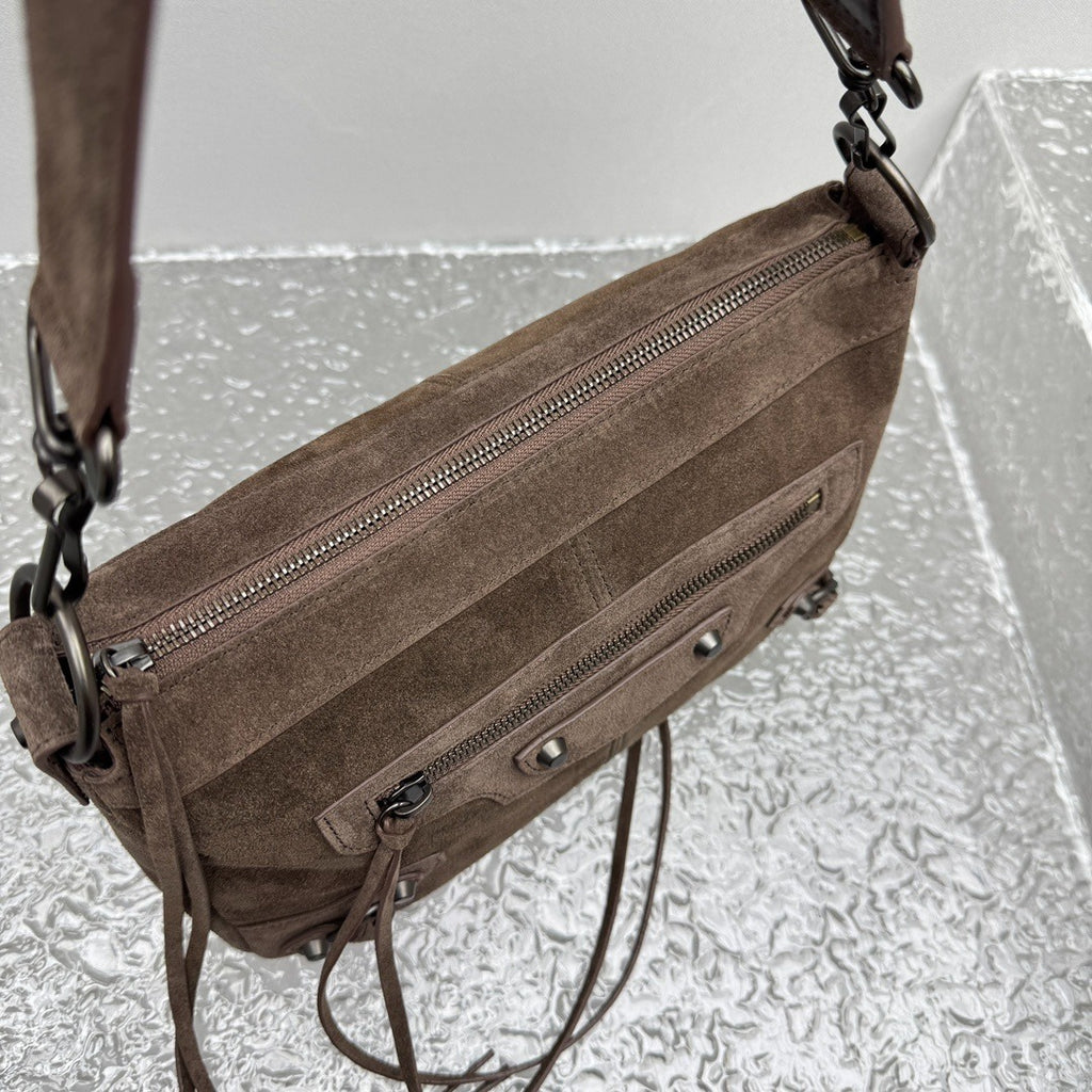 Balenciaga City Moto Crossbody Bag Small