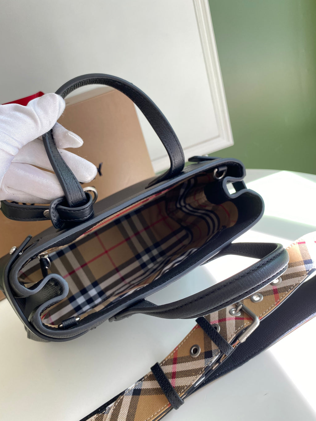 Burberry Banner Tote Handbag