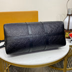 Louis Vuitton Keepall Bandoulière 50 Travel Bag (Embossed Leather)